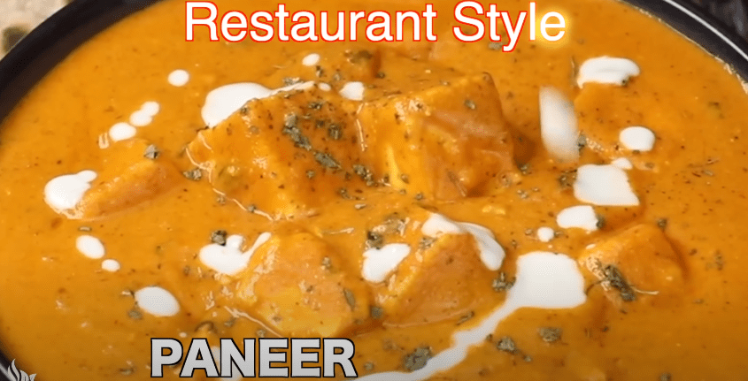 Restaurant style Paneer Butter Masala