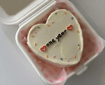 Heart Shape Bento Cakes