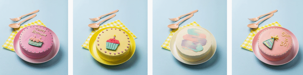 Birthday Theme Bento Cakes