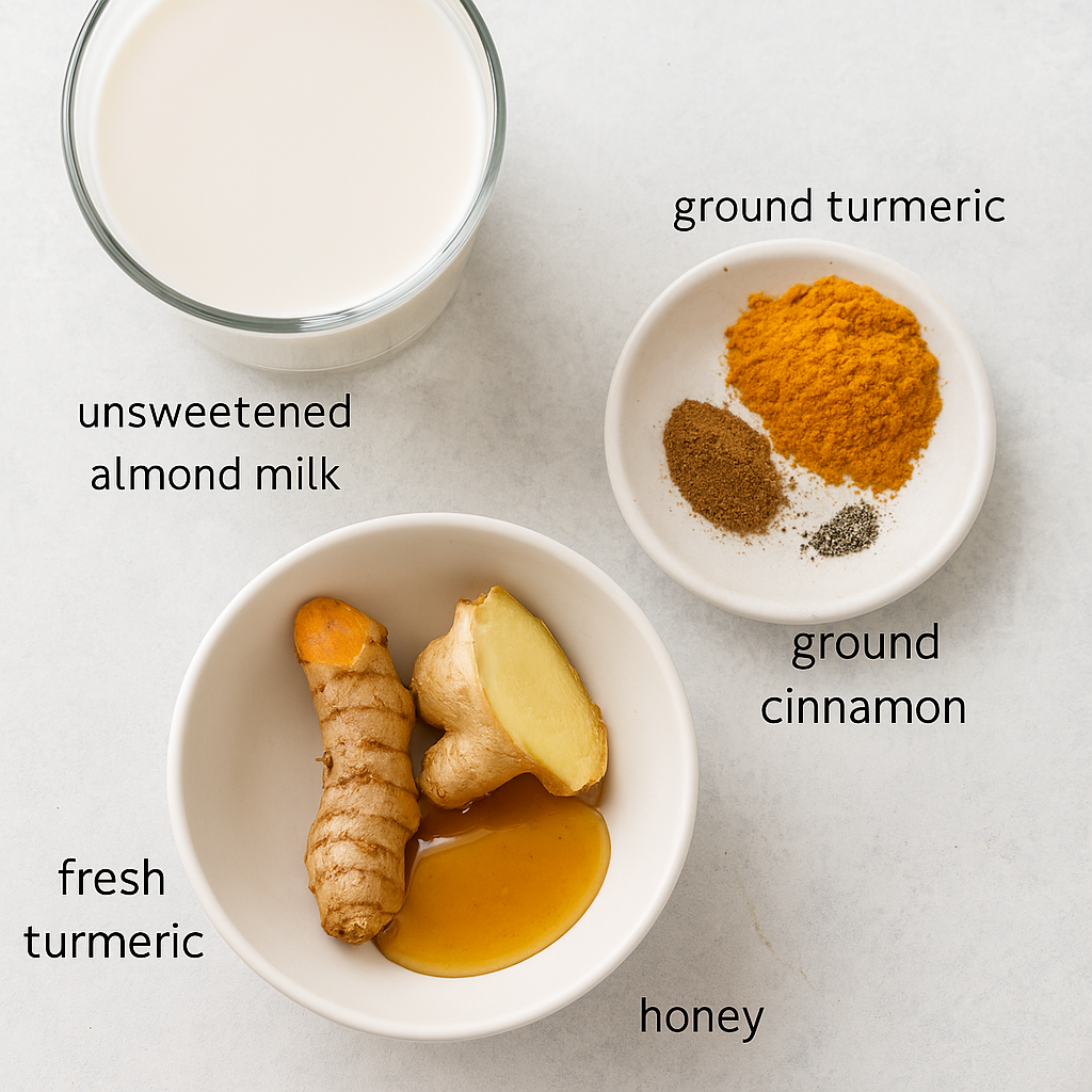 Golden Milk Ingredients