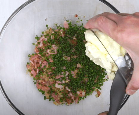 Cheese and bacon cob loaf Ingredients