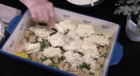 Cheesy Chicken Cobbler