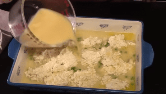 Cheesy Chicken cobbler with soup