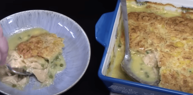 Cheesy Chicken Cobbler