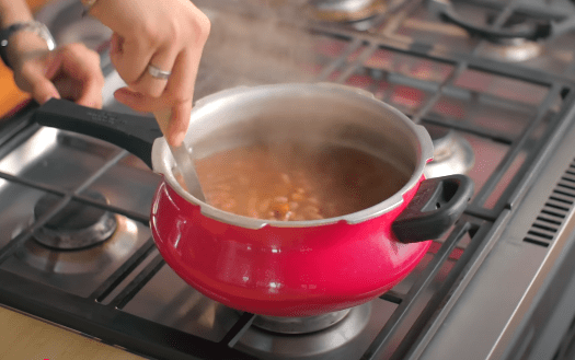 Rajma Cooking