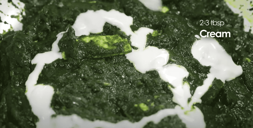 palak cream